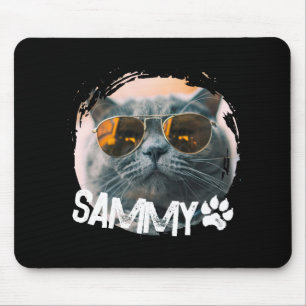 Haustiere Einfach Modern Nge Cooler Name Und Foto Mousepad