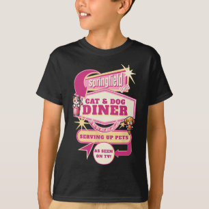 Haustiere essen Springfield Ohio Lustige Katzen Hu T-Shirt