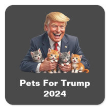 Haustiere für Trump 2024