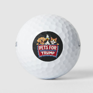 Haustiere für Trump Cats Maga Hunde Wahl Golfball