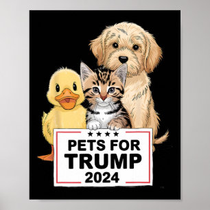 Haustiere für Trump Machen Haustiere wieder sicher Poster