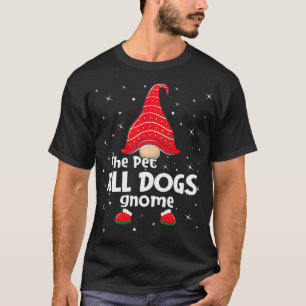Haustiere Hunde Gnome Familie Matching Weihnachten T-Shirt