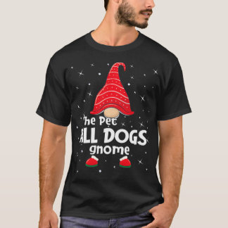 Haustiere Hunde Gnome Familie Matching Weihnachten T-Shirt