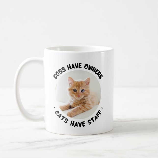 Haustiere Hunde haben Besitzer Katzen haben Mitarb Kaffeetasse (Links)