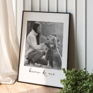 Haustiere lieben Hunde Mama oder Hund Vater Person Poster