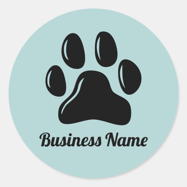 Haustiere Sitzen Dog Walker Pet Sitter Niedliche P Runder Aufkleber (Vorderseite)