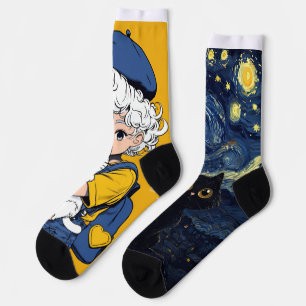 Haustiere und Nachtsocken für Schlaf und Winter Socken