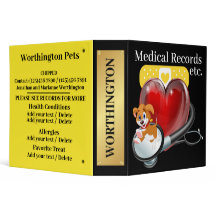 Haustiere, usw. Binder medizinischer Platten - Sie