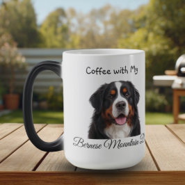 Haustierfoto Berner Sennenhund Personalisieren Verwandlungstasse