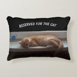 Haustierfoto reserviert für die Katze Dekokissen