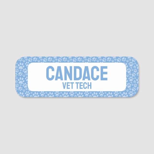 Haustiergeschäft Namensschild (Vorderseite)