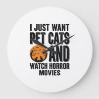 Haustierkatzen Horrorfilme Vintage Halloween-Shirt