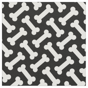 Haustierknochen Niedlich Herringbone Stoff