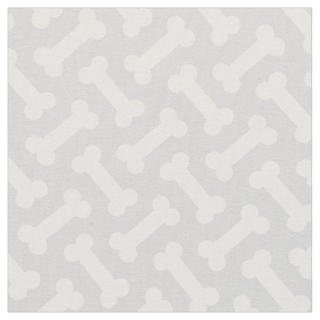 Haustierknochen Niedlich Herringbone Stoff (Nahaufnahme)