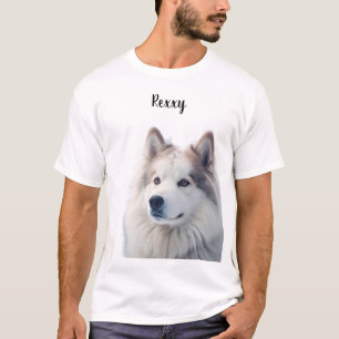 Haustierliebhaber Benutzerdefinierter Foto-Name T-Shirt