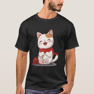 Haustierliebhaber Komische japanische Kunst Garn K T-Shirt
