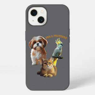 Haustierliebhaber von Fell und Federn Hund, Katze  iPhone 13 Hülle