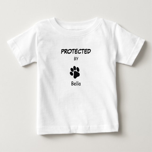 Haustierschutz Baby T-shirt (Vorderseite)