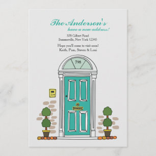 Haustür-bewegliche Mitteilung Einladung