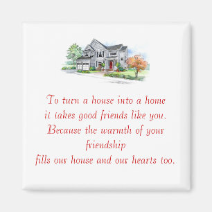 Hauswärmung Gefallen Geschenk Magnet 1