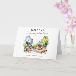 Hauswärmung Willkommen im Nachbarschaftsreich Karte