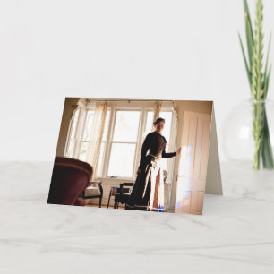 Hauswartungskarte - Viktorianisches Zitat im Inner Dankeskarte