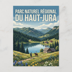 Haut-Jura Regionaler Naturpark Frankreich Postkarte