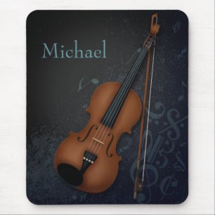 Haute Bohème Violinost Violist Schwarz Custom Mousepad