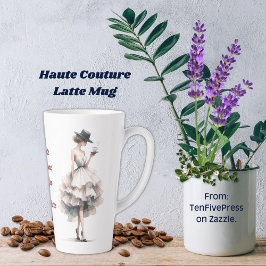 Haute Couture Coffee Latte Tasse
