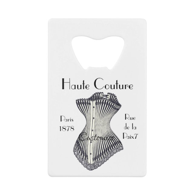Haute Couture Corset Thunder_Cove Geldbeutel Flaschenöffner (Vorderseite)