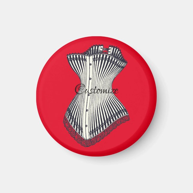 Haute Couture Corset Thunder_Cove Magnet (Vorne)