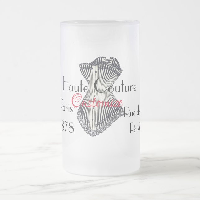 Haute Couture Corset Thunder_Cove Mattglas Bierglas (Mittel)
