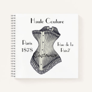 Haute Couture Corset Thunder_Cove Notizbuch