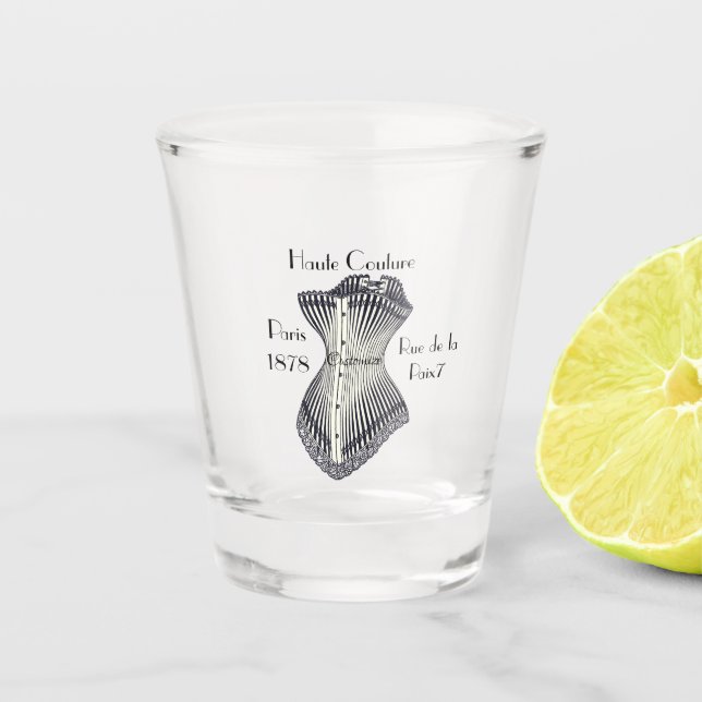 Haute Couture Corset Thunder_Cove    Schnapsglas (Vorderseite)