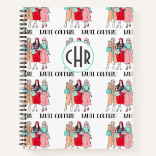 Haute Couture   Mode   Paris   Monogramm Notizbuch