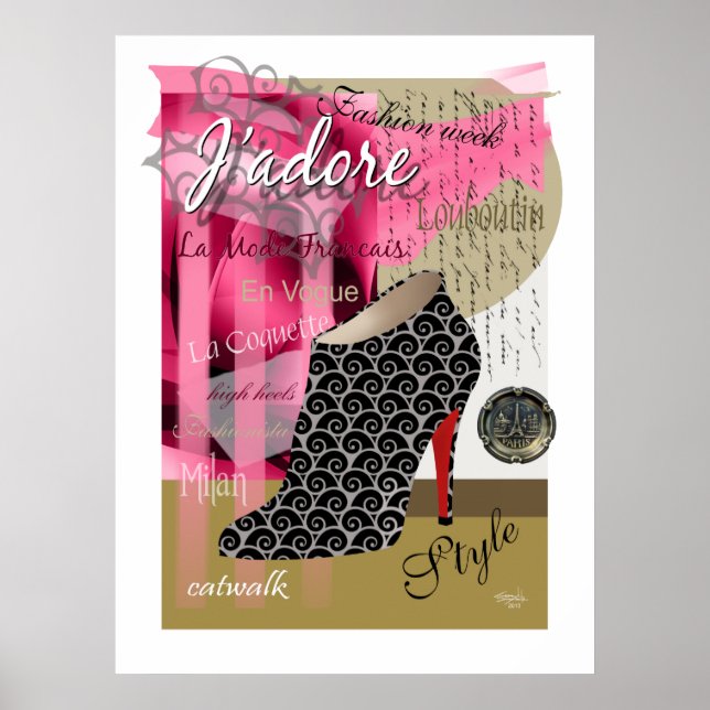 Haute Couture Poster Print (Vorne)