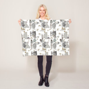 Haute Couture Print Baby Fleece Decke
