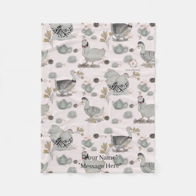 Haute Couture Print Kidsroom Fleece Blanket (Vorderseite)