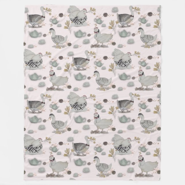 Haute Couture Print Kidsroom Fleecedecke (Vorderseite)