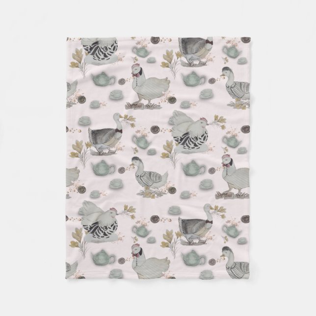 Haute Couture Print Kidsroom Fleecedecke (Vorderseite)