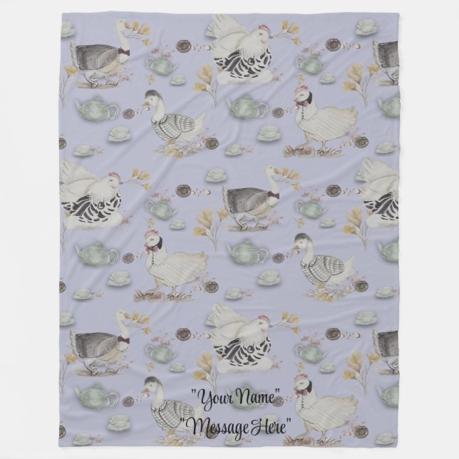 Haute Couture Print Kidsroom Fleecedecke (Vorderseite)