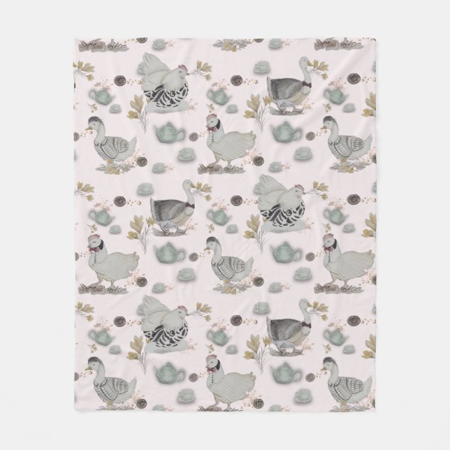 Haute Couture Print Kidsroom Fleecedecke (Vorderseite)