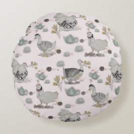 Haute Couture Print Kidsroom Rundes Kissen