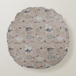 Haute Couture Print Kidsroom Rundes Kissen