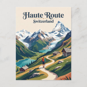 Haute Route Schweiz Postkarte