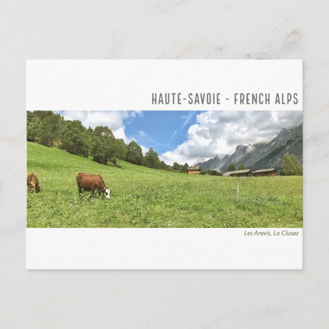 Haute-Savoie Postcard Postkarte (Vorderseite)