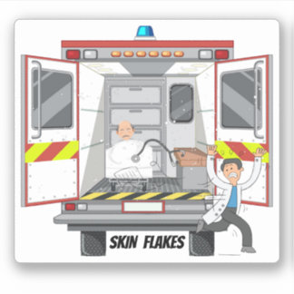 Hautflakes Paramedic EMS 911 Vinyl Sticker