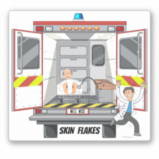 Hautflakes Paramedic EMS 911 Vinyl Sticker