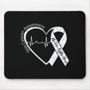 Hautkrebs-Bewusstsein Herz Mai Melanom-Bewusstsein Mousepad