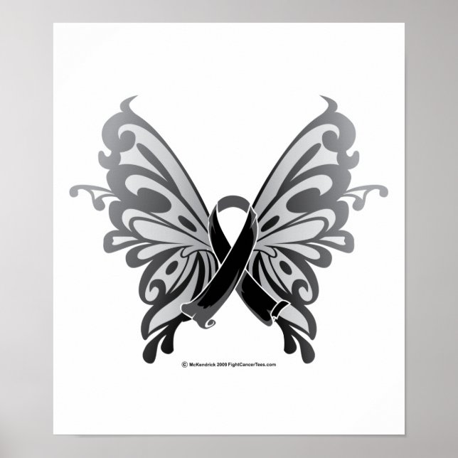 Hautkrebs Butterfly Poster (Vorne)